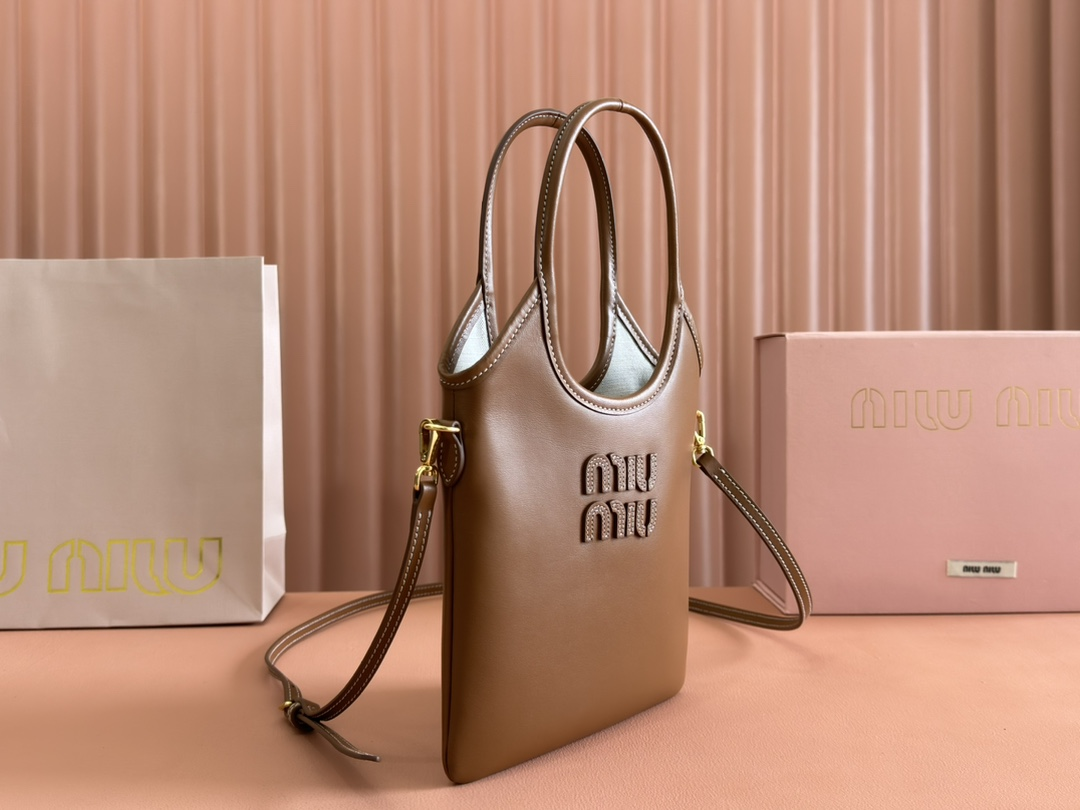 【 5BG281 Brown 】miumiu ivy