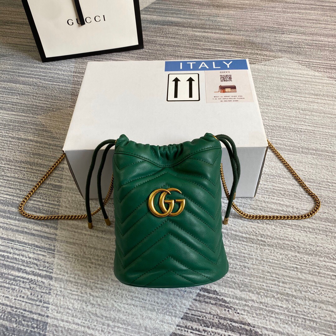 【575163 Green】gucci GG Marmont