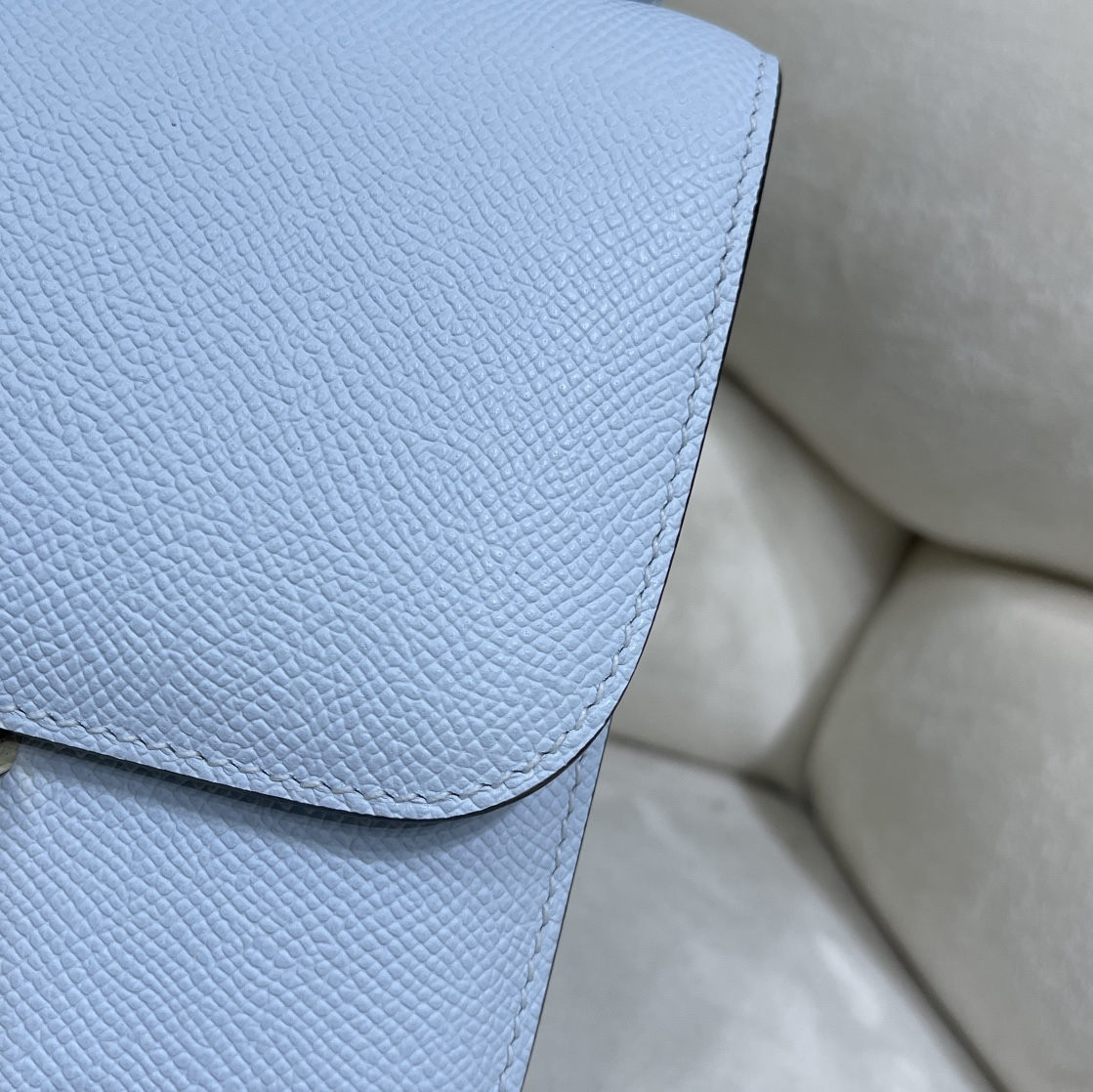 Hermès constance 19 cm Hazy Blue