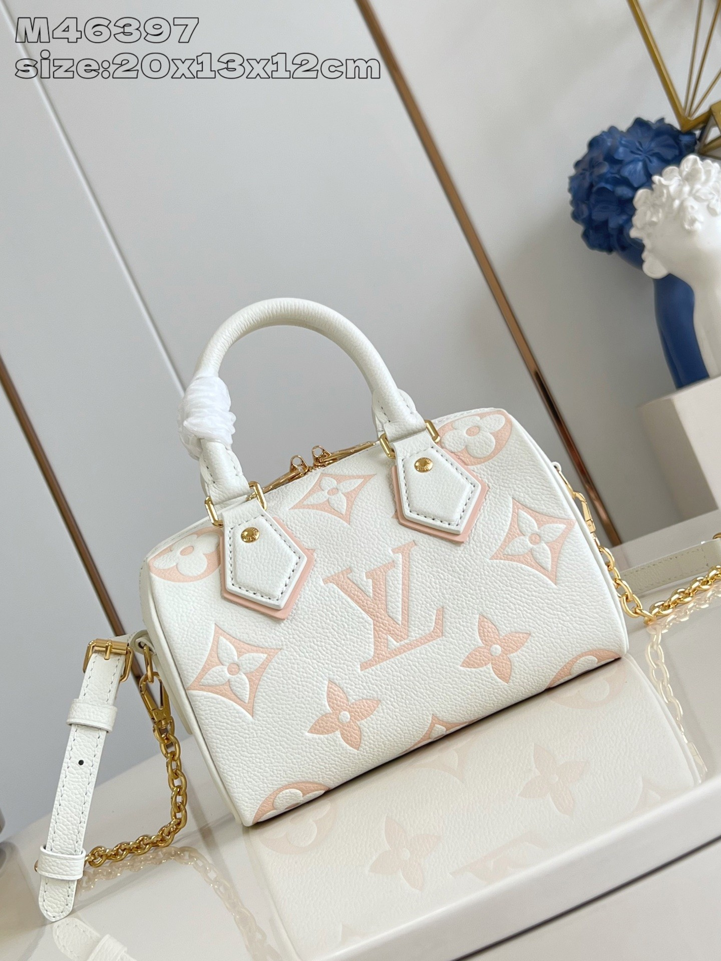【 M46397 off-white 】LV Speedy Bandoulière 20 handbag 