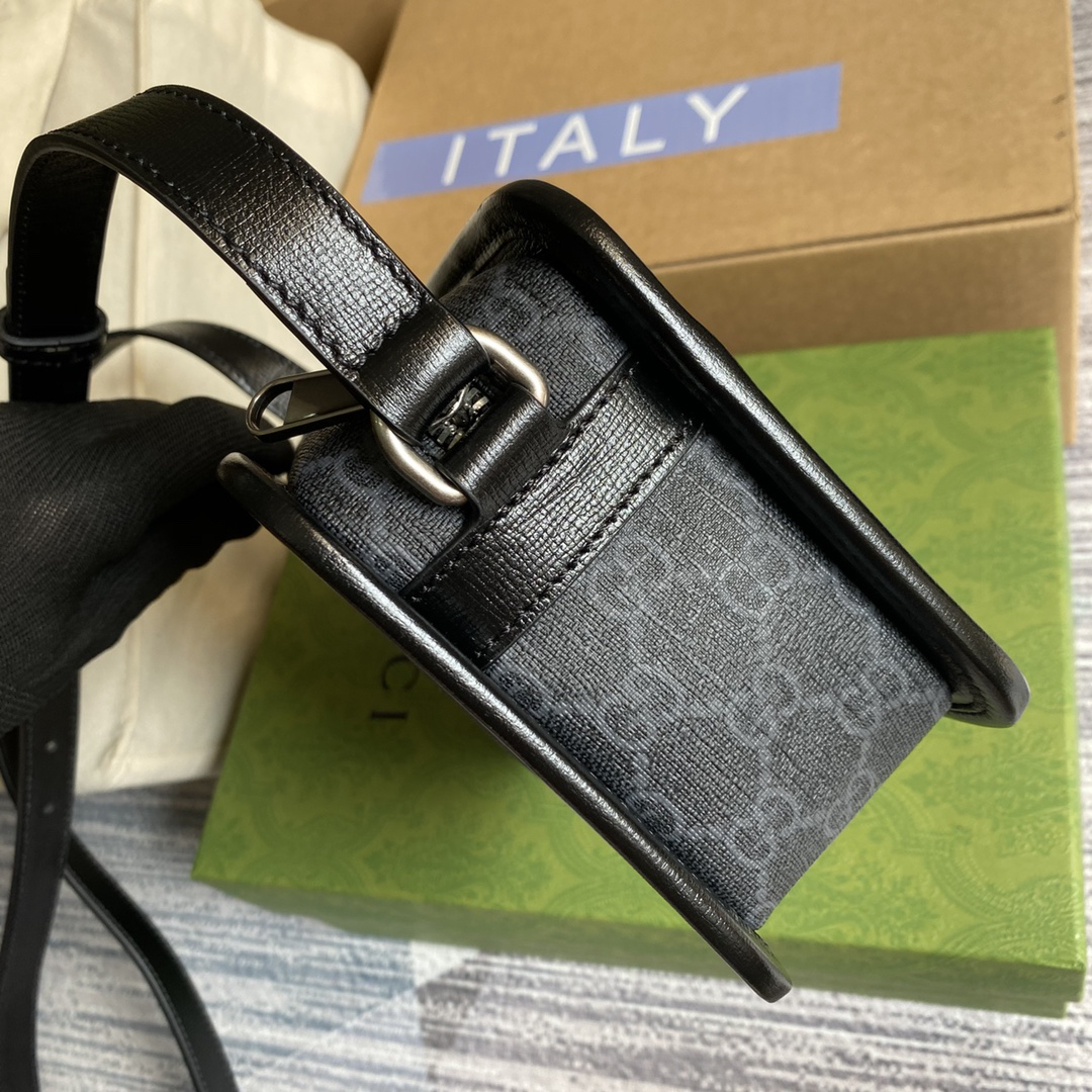 【658572 Black PVC】gucci GG Marmont