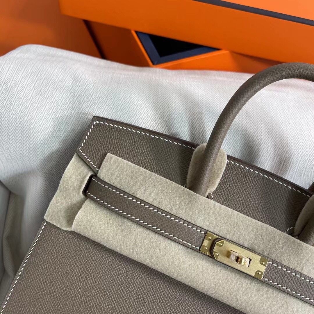 Hermès Birkin 25 Etoupe Elephant gray