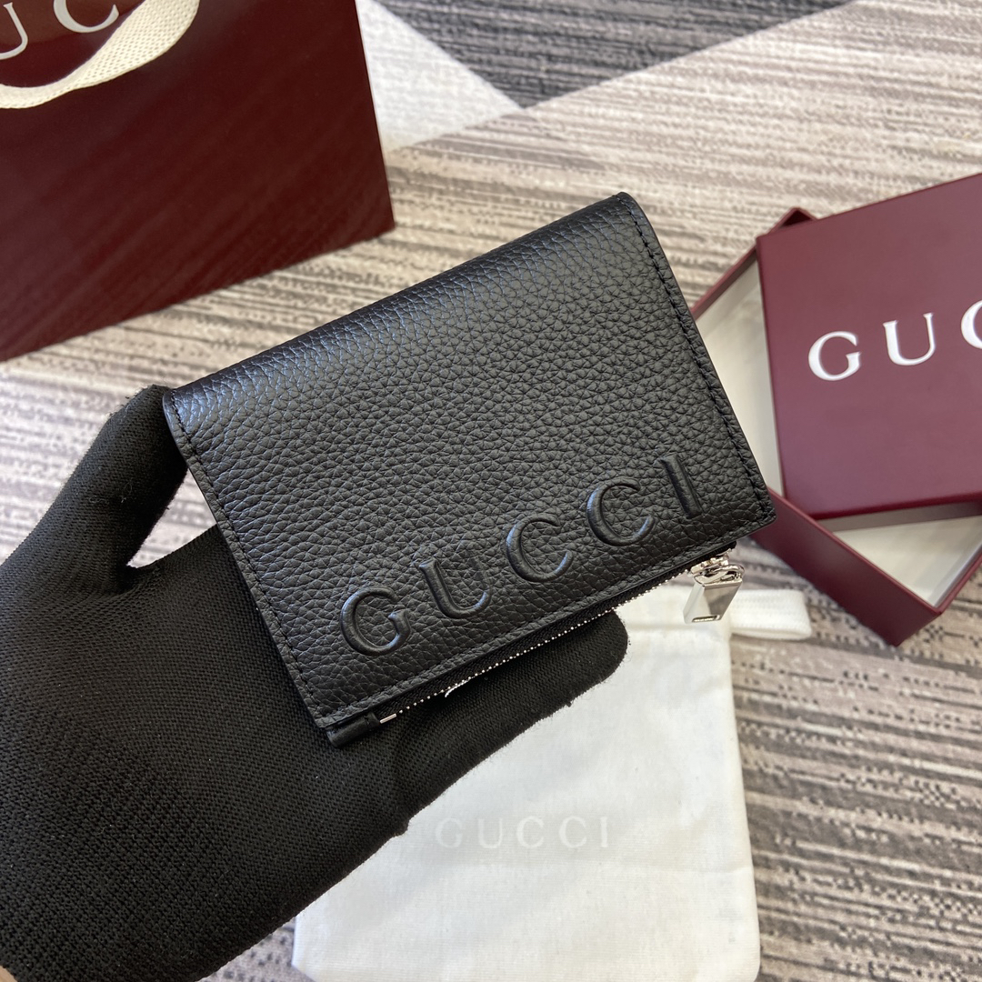【835076 Black Full Leather】gucci GG Marmont