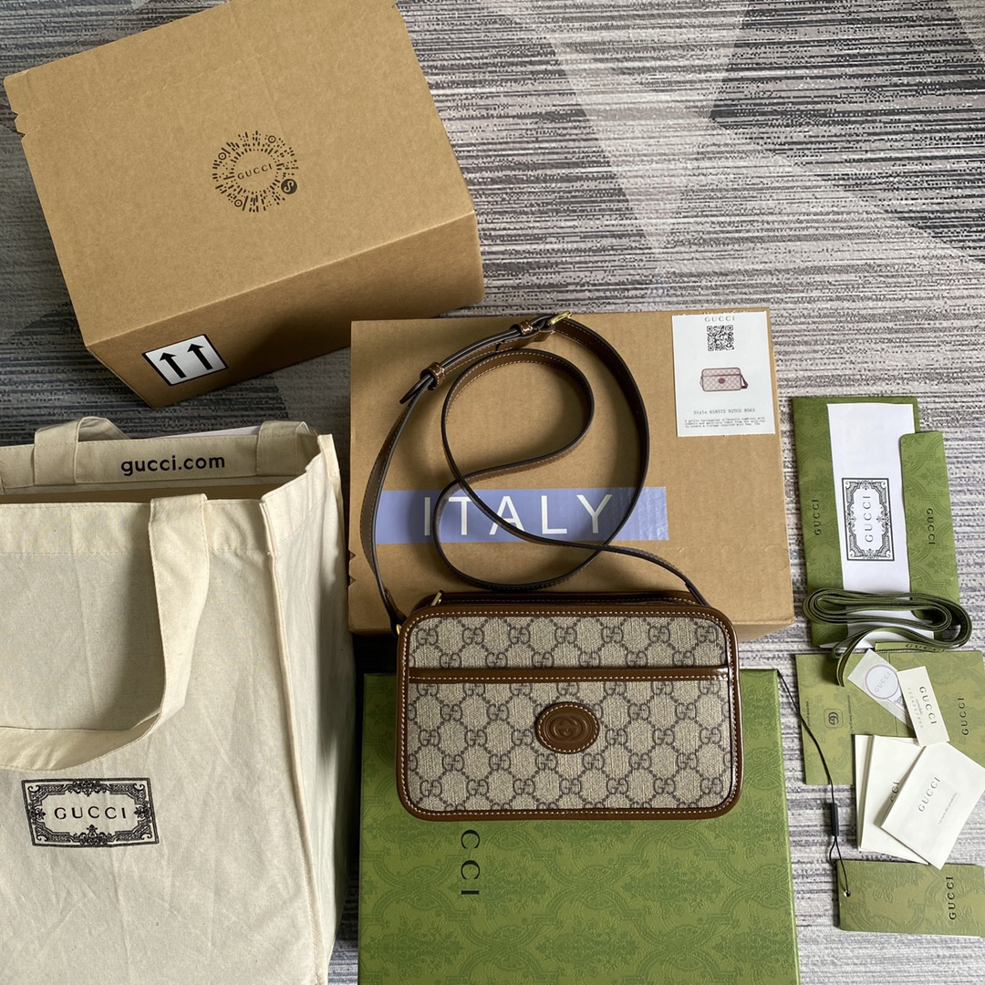 【658572 Brown PVC】gucci GG Marmont