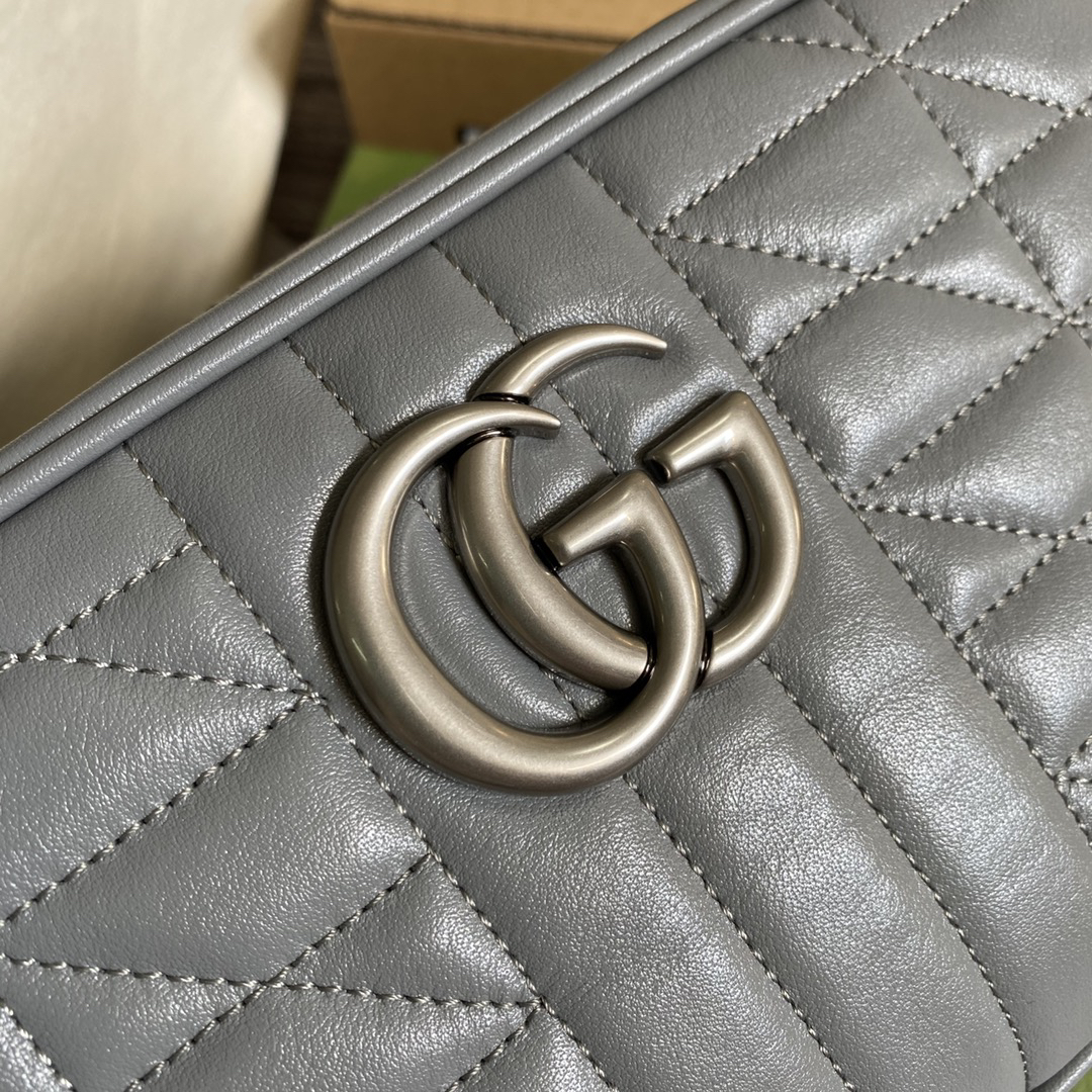 【 447632 Grey 】gucci GG Marmont