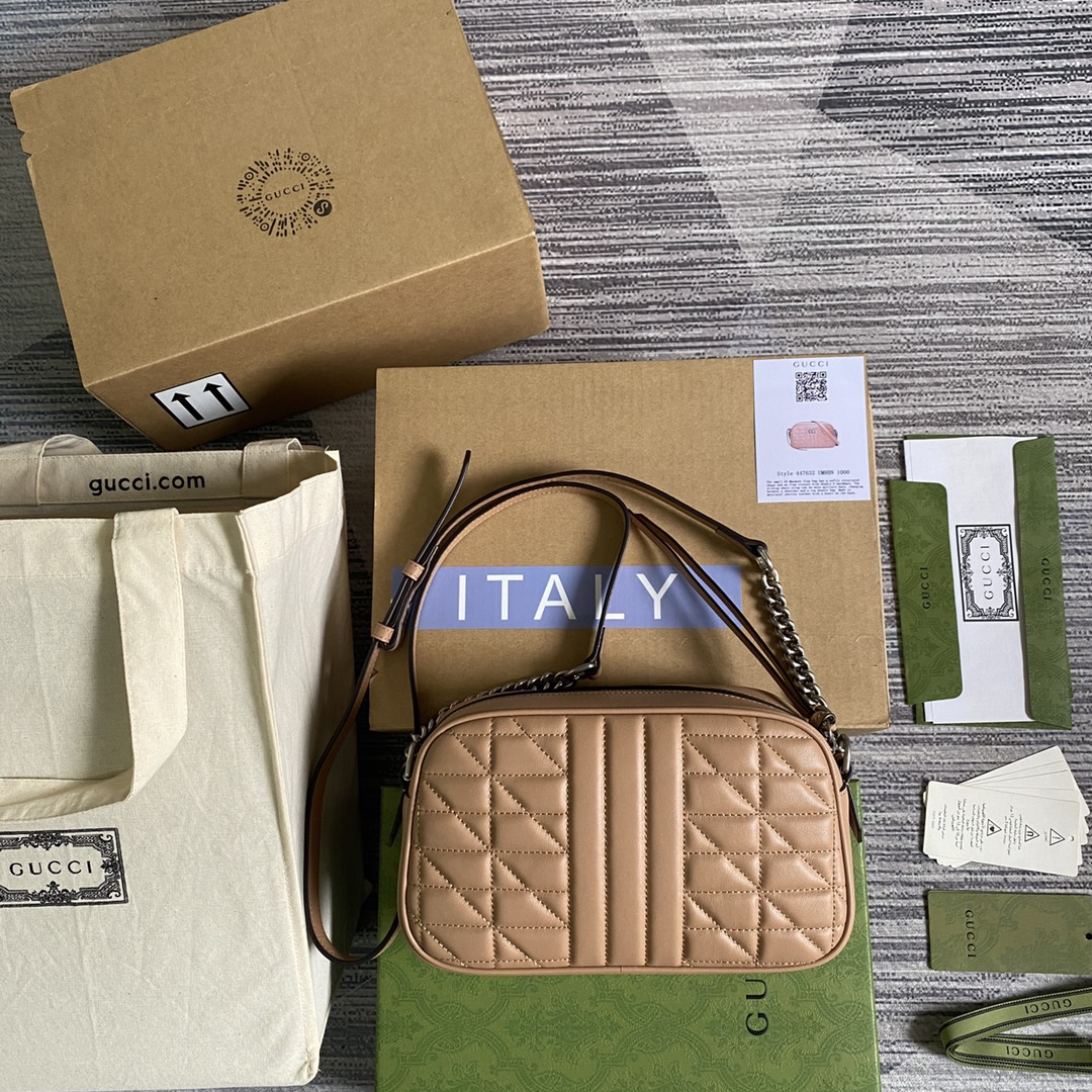 【447632 Brown】gucci GG Marmont