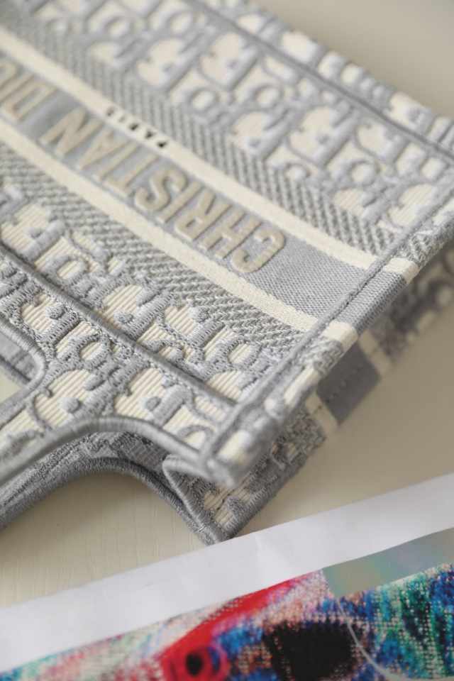 DIOR Book Tote Old-fashioned pattern D-86