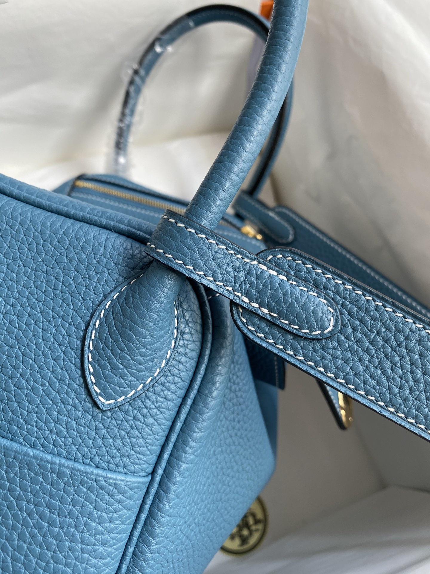 Hermès Lindy 26 denim blue