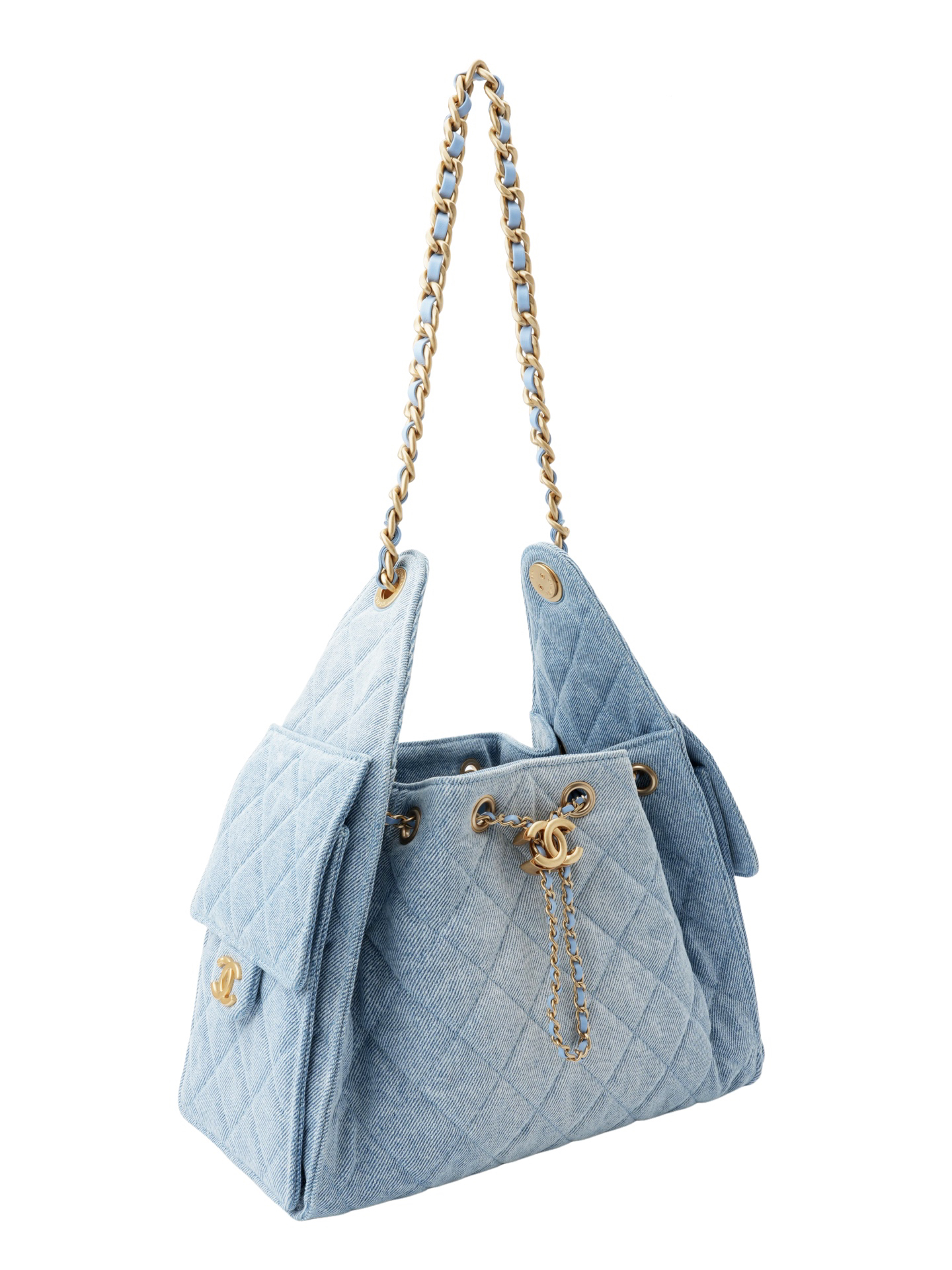 Chanel 25 Baga Denim Jeans & Small Size