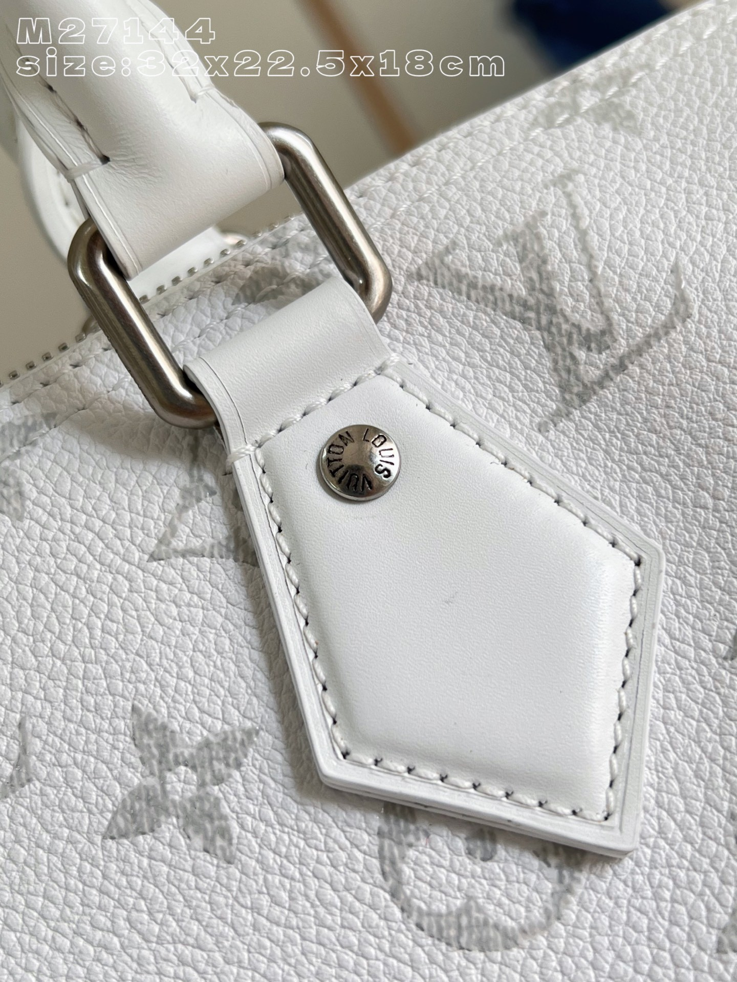 【 M27144 】LV Speedy P9 30 handbag white