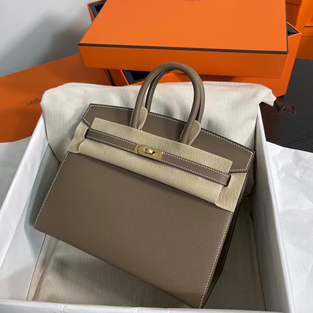 Hermès Birkin 25 Etoupe Elephant gray