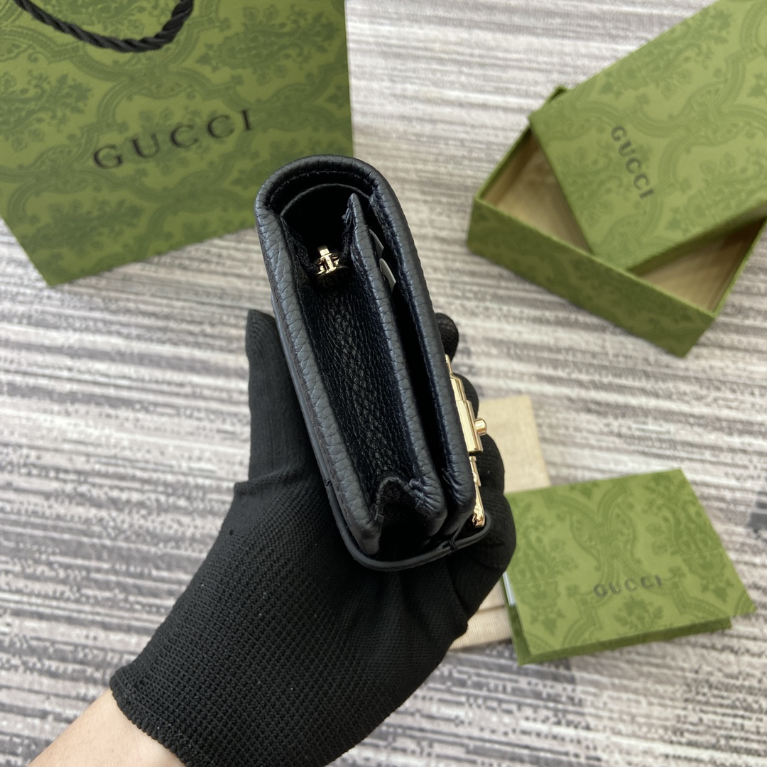 【645536 Black Lychee Pattern Cowhide】gucci Jackie 1961