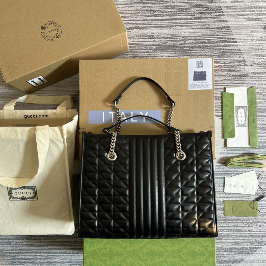 【675796 Black Color】gucci GG Marmont