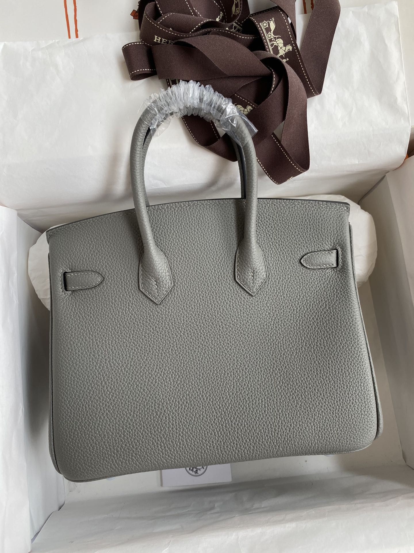 Hermès Birkin 25 Cumulonimbus clouds (dark grey)