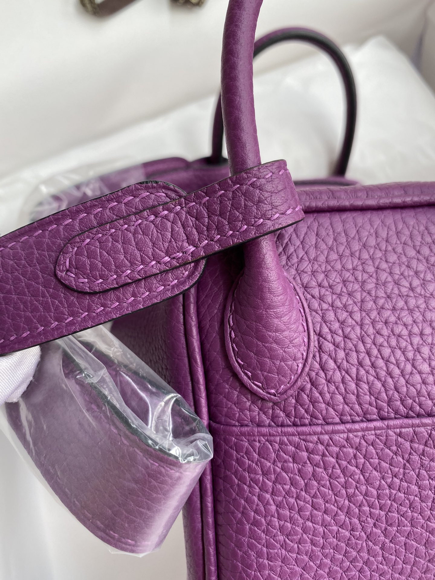 Hermès Mini Lindy 19 purple