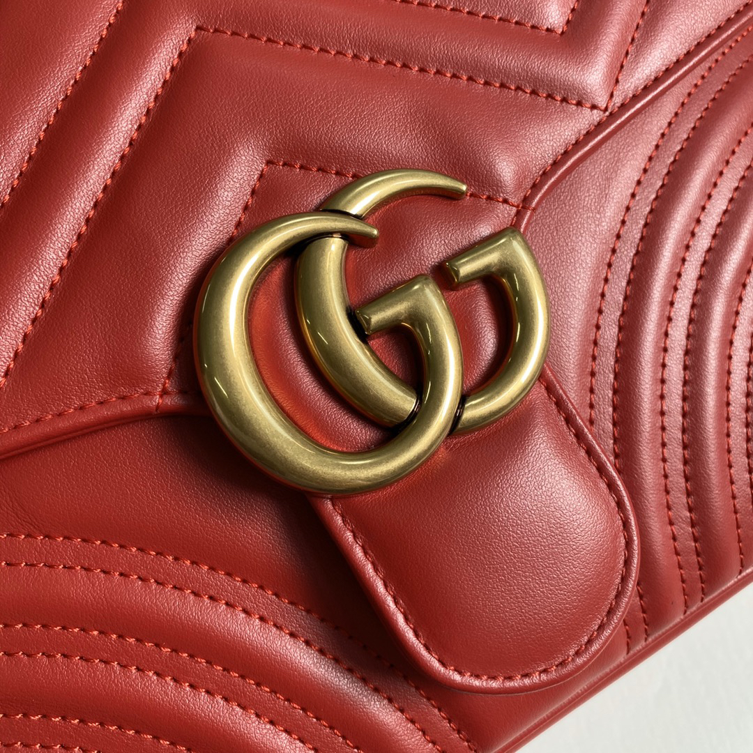 【498110 Red】gucci GG Marmont