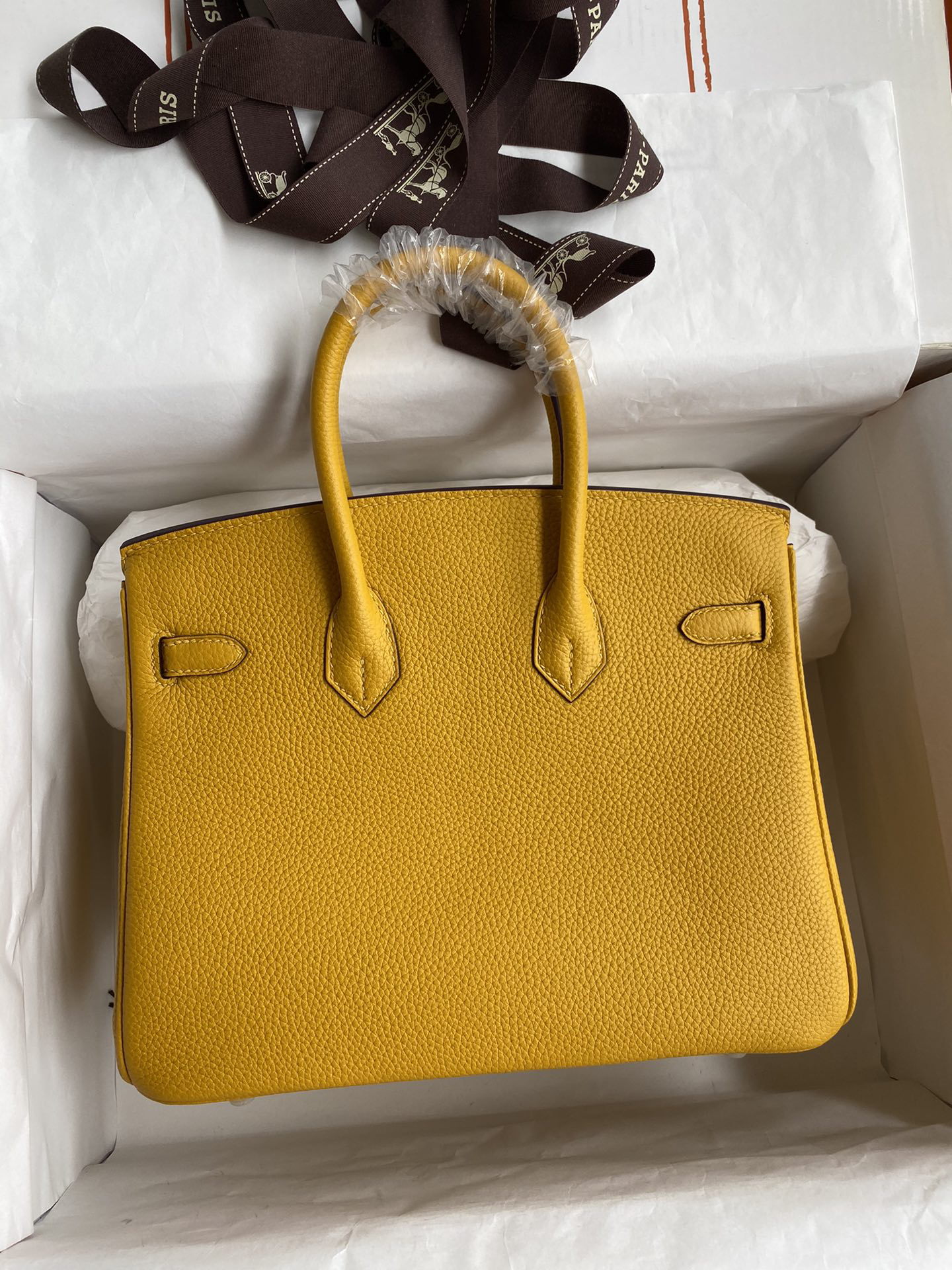 Hermès Birkin 25 yellow amber
