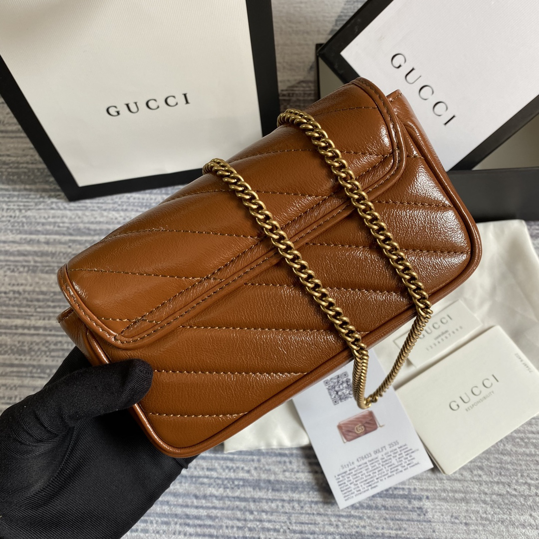 【476433 Coffee color】gucci GG Marmont