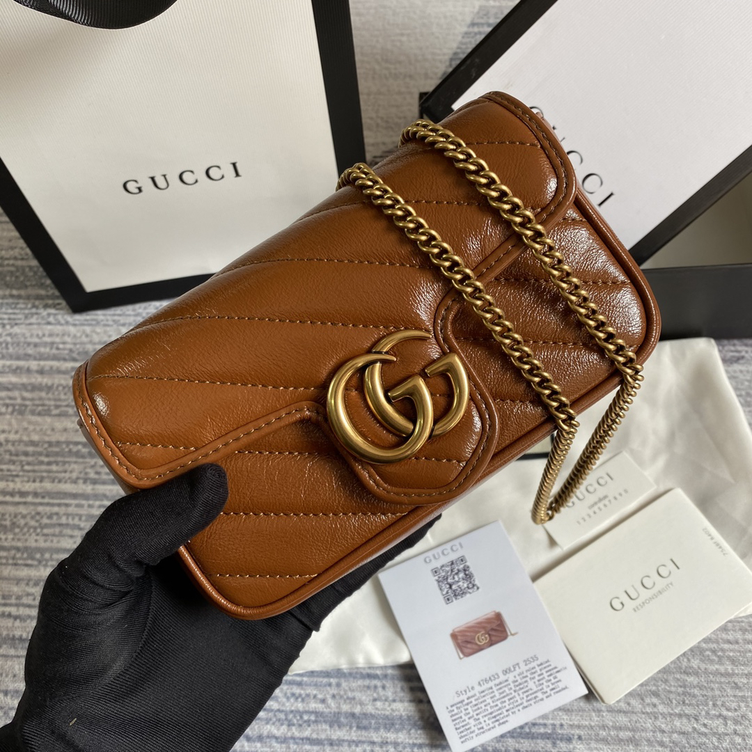 【476433 Coffee color】gucci GG Marmont