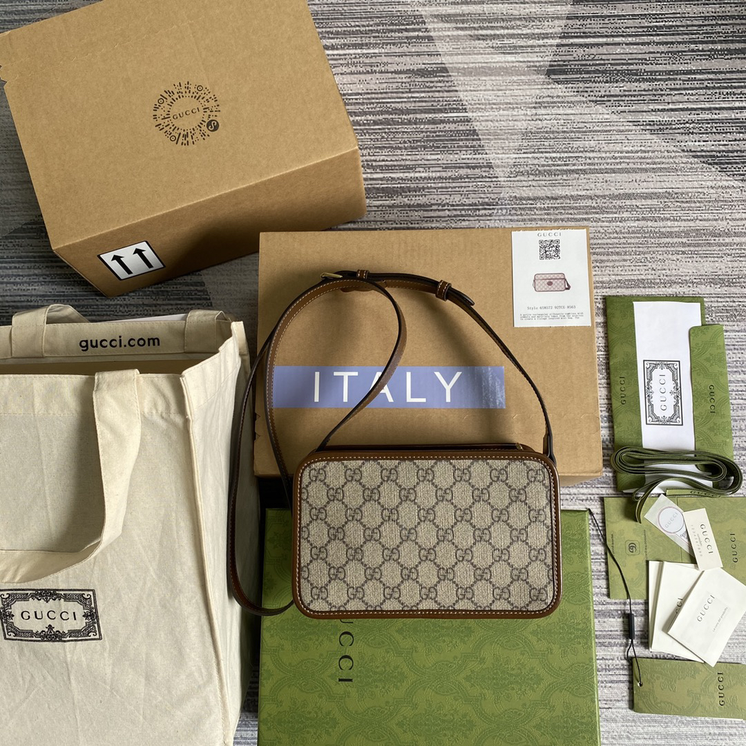 【658572 Brown PVC】gucci GG Marmont