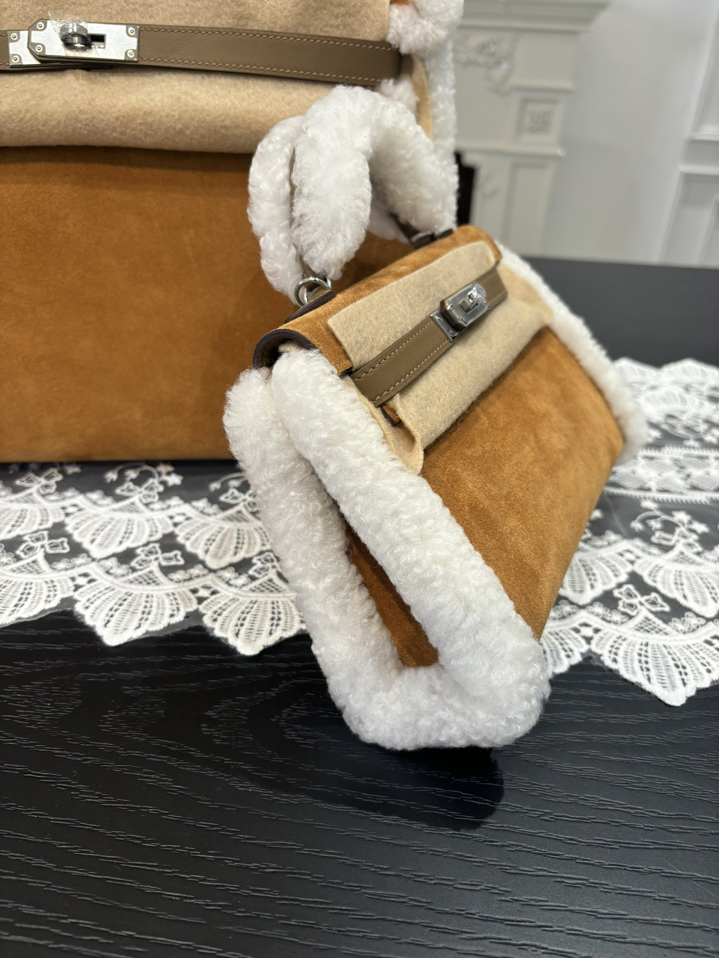 Hermès Kelly Mini Second-generation Teddy