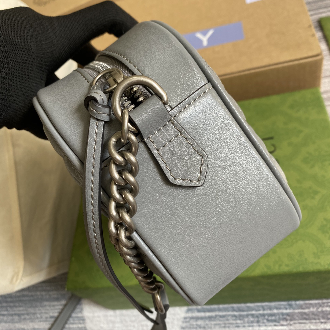 【 447632 Grey 】gucci GG Marmont