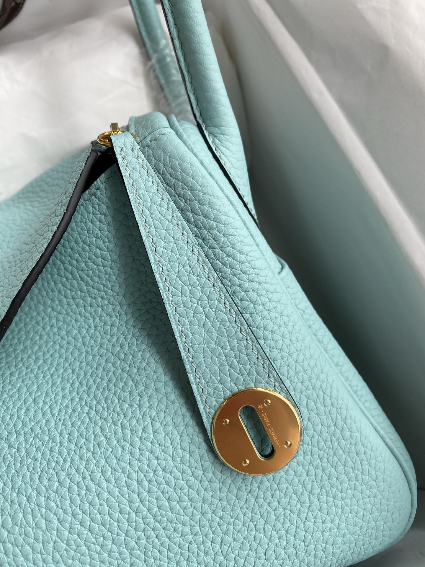 Hermès Lindy 26 Macaron Blue