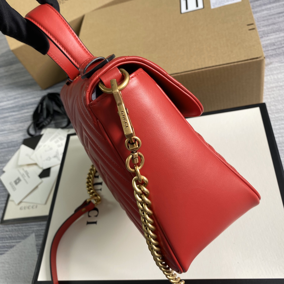 【498110 Red】gucci GG Marmont