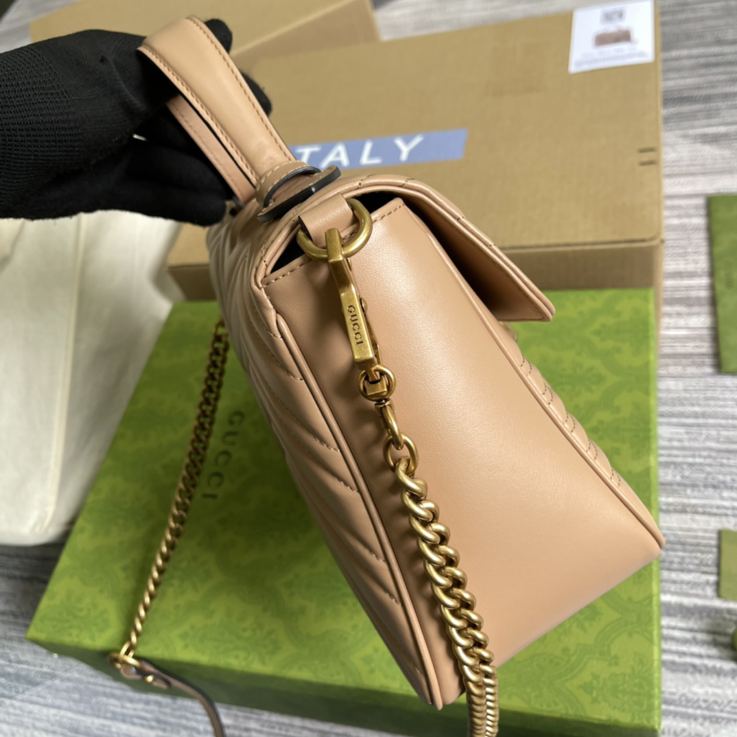 【498110 Brown】gucci GG Marmont