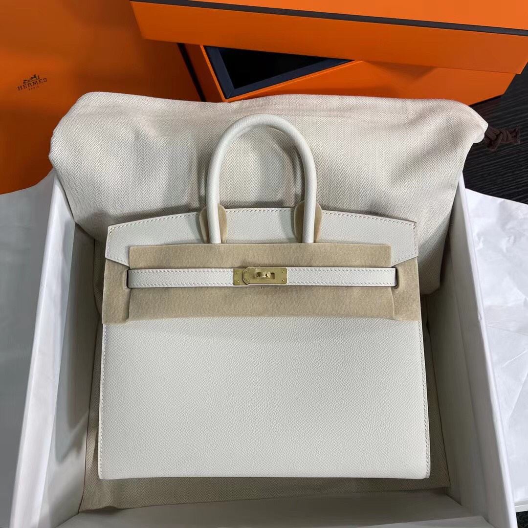 Hermès Birkin 25 Milkshake White