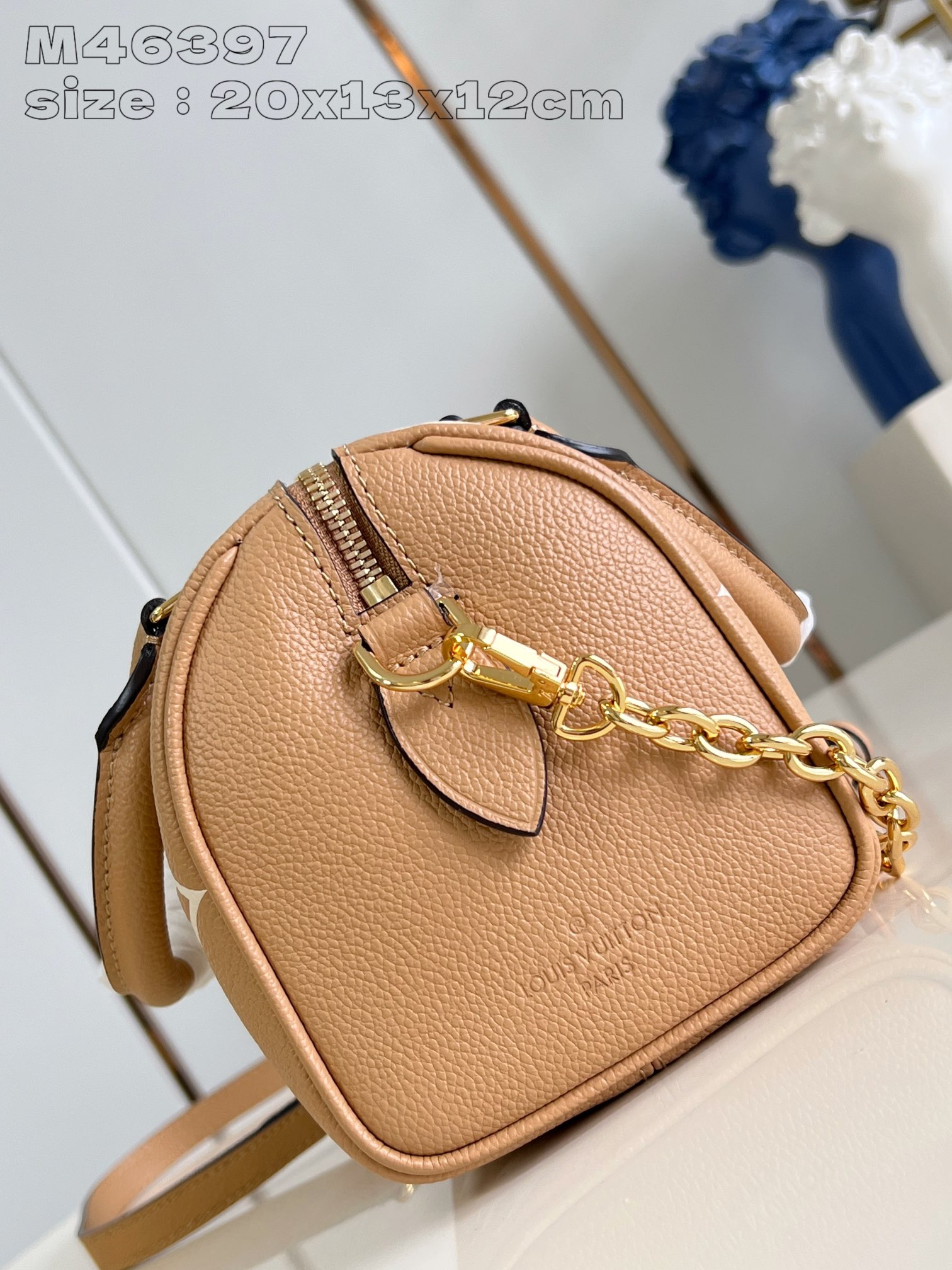 【 M46397 Light Yellow Screen Printing 】LV Speedy Bandoulière 20 handbag
