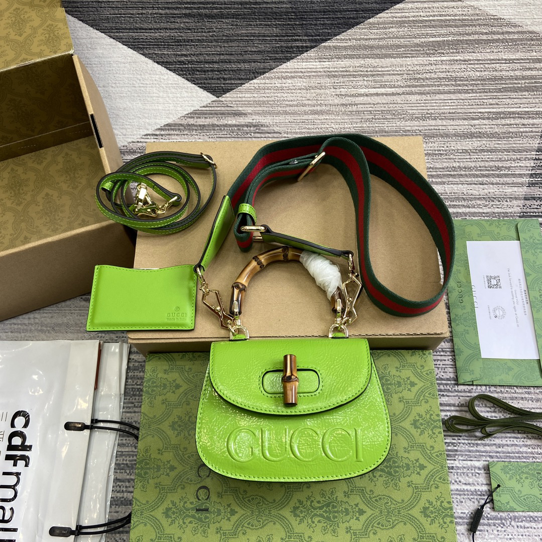 【786482 Green】gucci Bamboo 1947