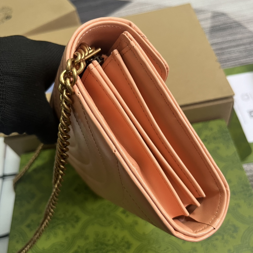 【474575 Sunset Orange】gucci GG Marmont