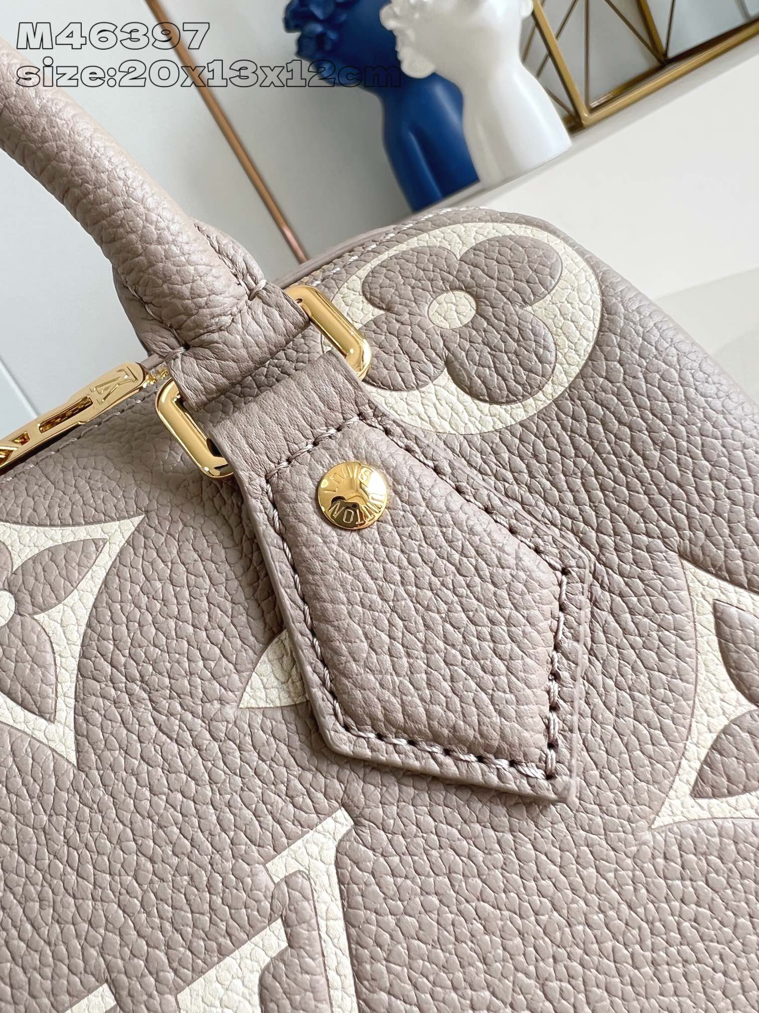 【 M46397 Gray Screen Printing 】LV Speedy Bandoulière 20 handbag