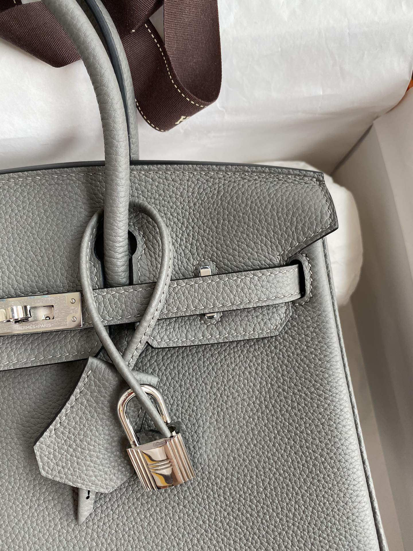 Hermès Birkin 25 Cumulonimbus clouds (dark grey)