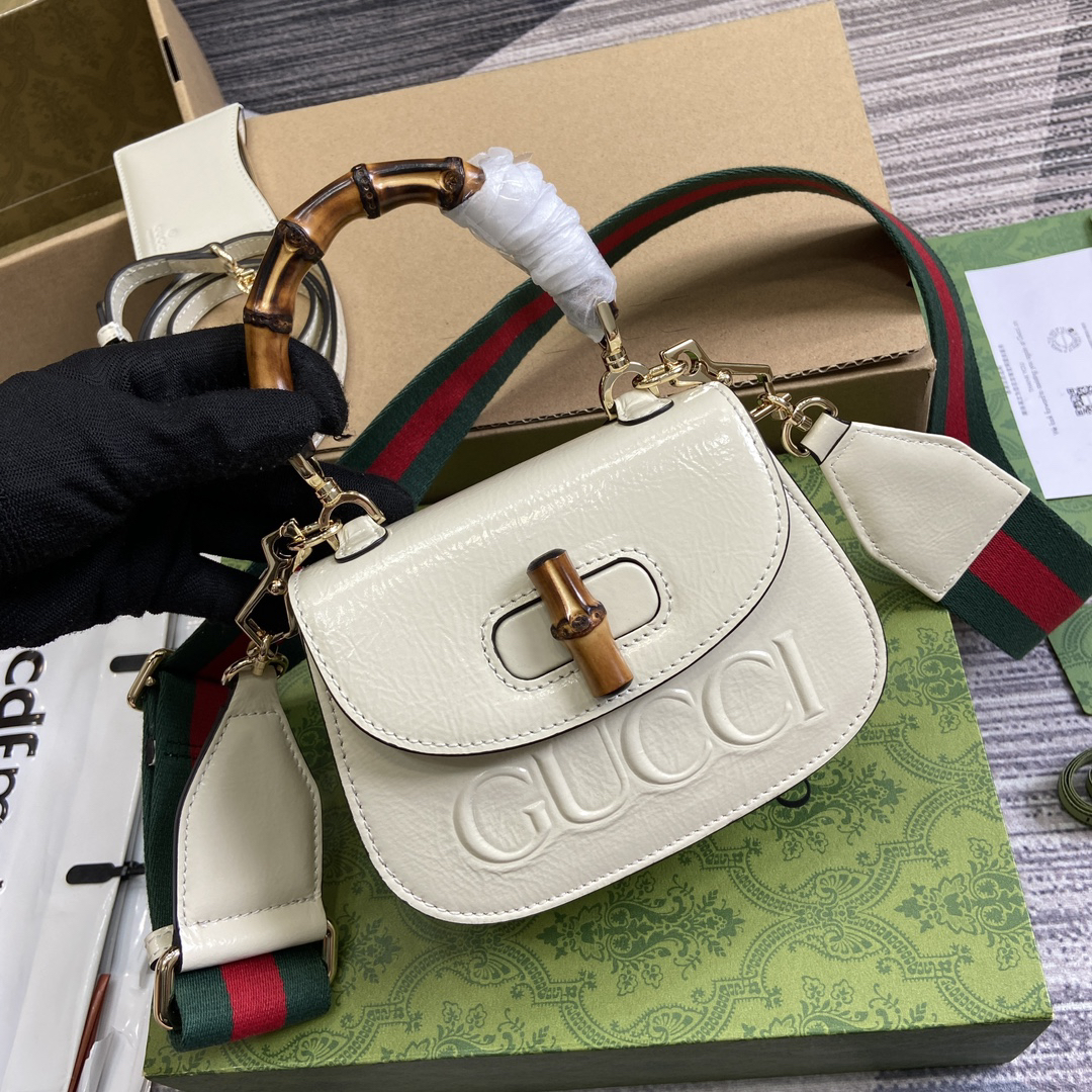 【786482 White】gucci Bamboo 1947