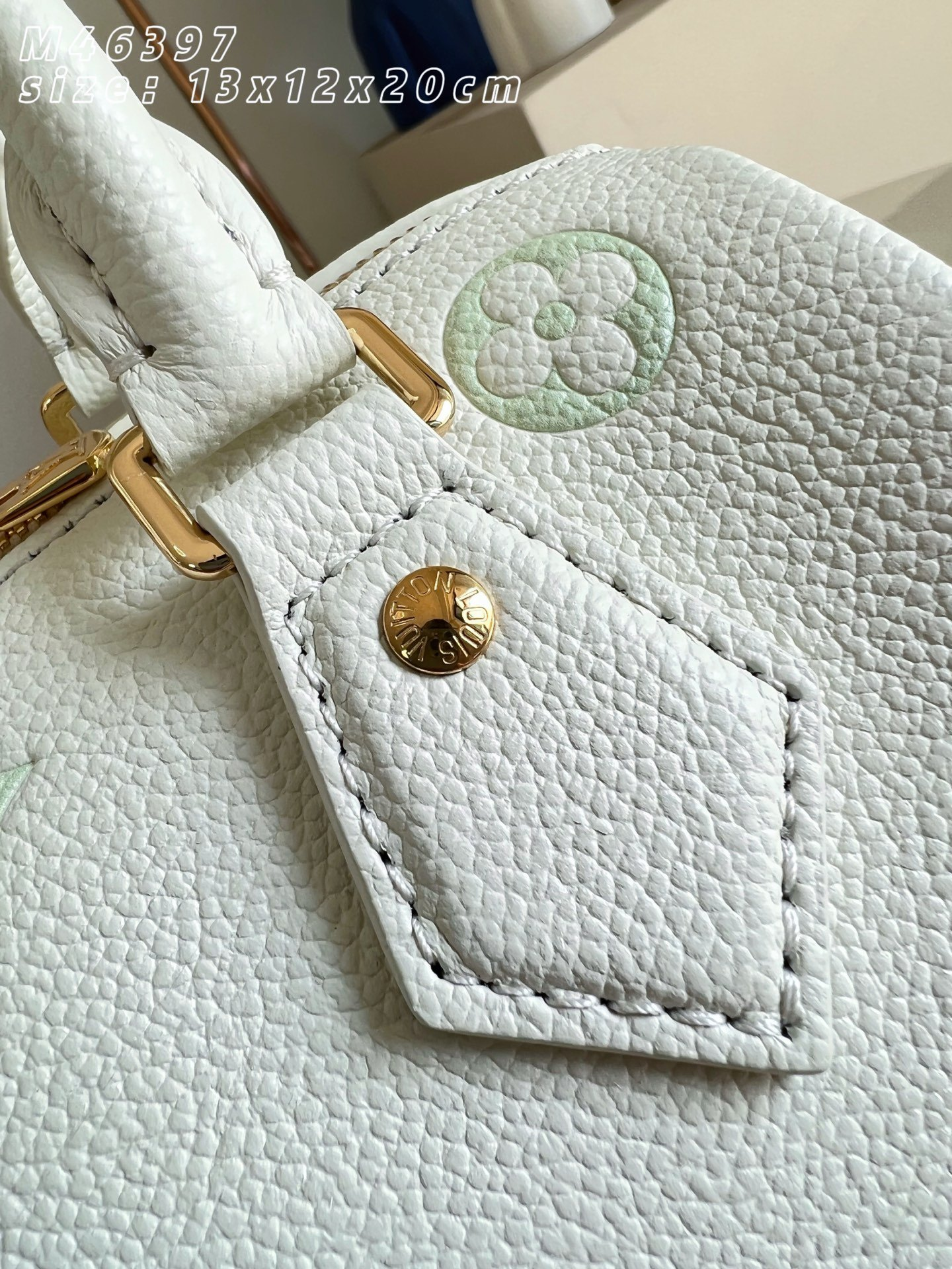 【 M46397 Creamy Silk Green 】 LV Speedy  Bandoulière 20 handbag