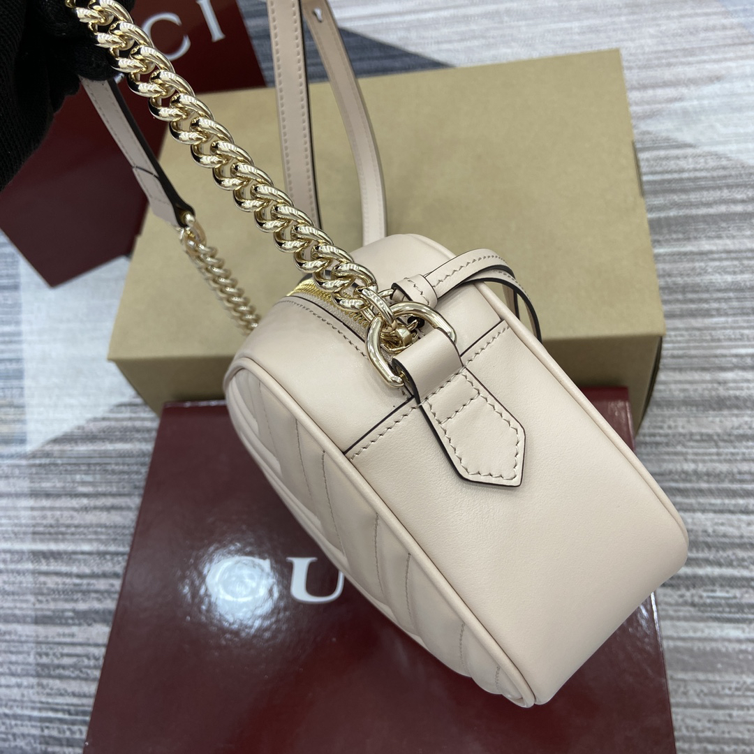 【447632 New Light Pink Original Leather】gucci GG Marmont