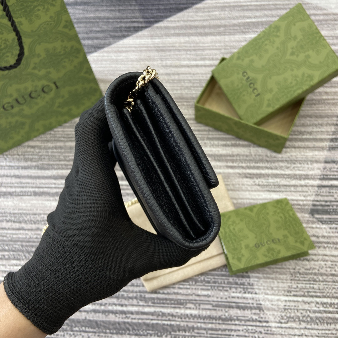 【652681 Black Lychee Pattern Cowhide】gucci Jackie 1961