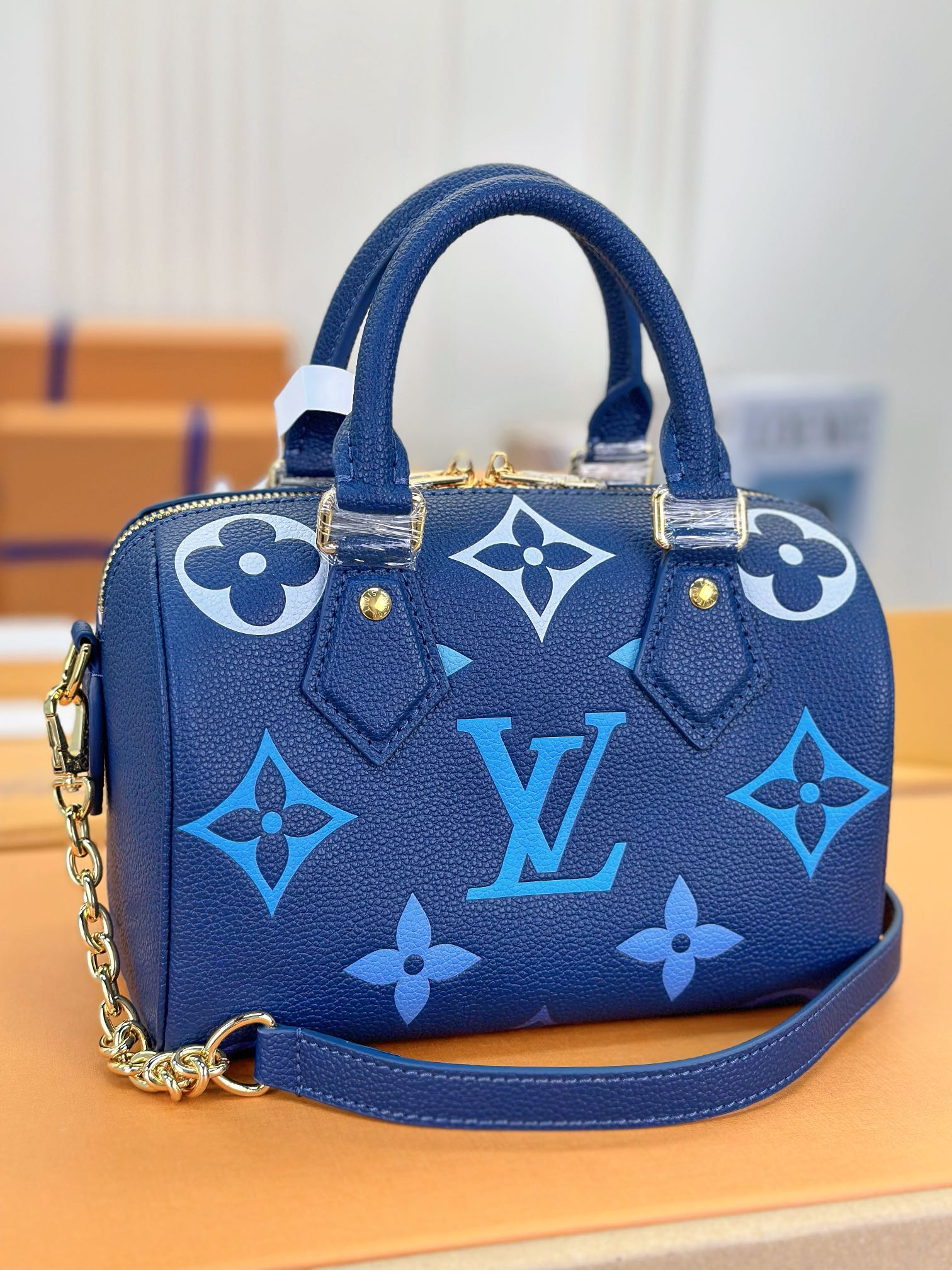 【 M46397 Blue Soldering Marking 】LV Speedy Bandoulière 20 handbag
