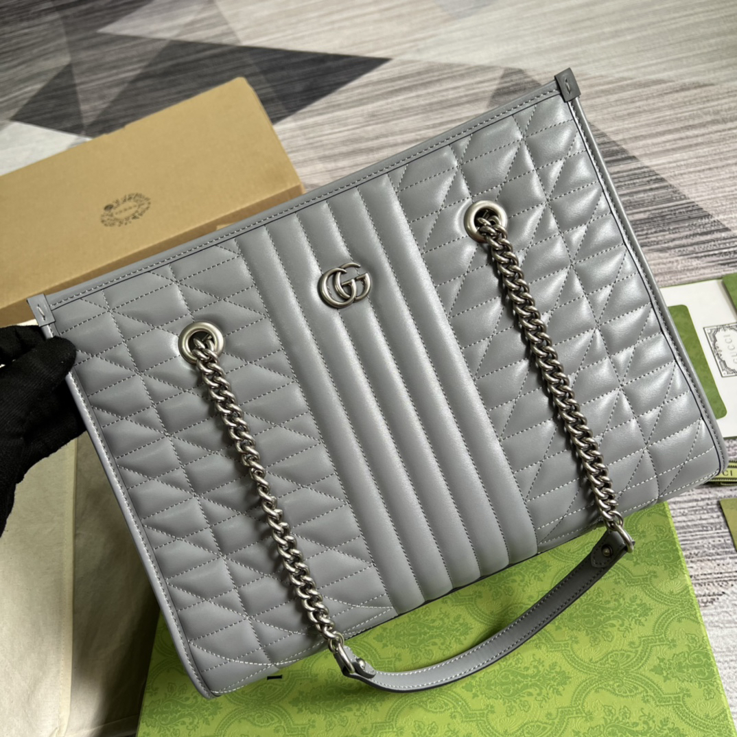 【675796 Grey color】gucci GG Marmont