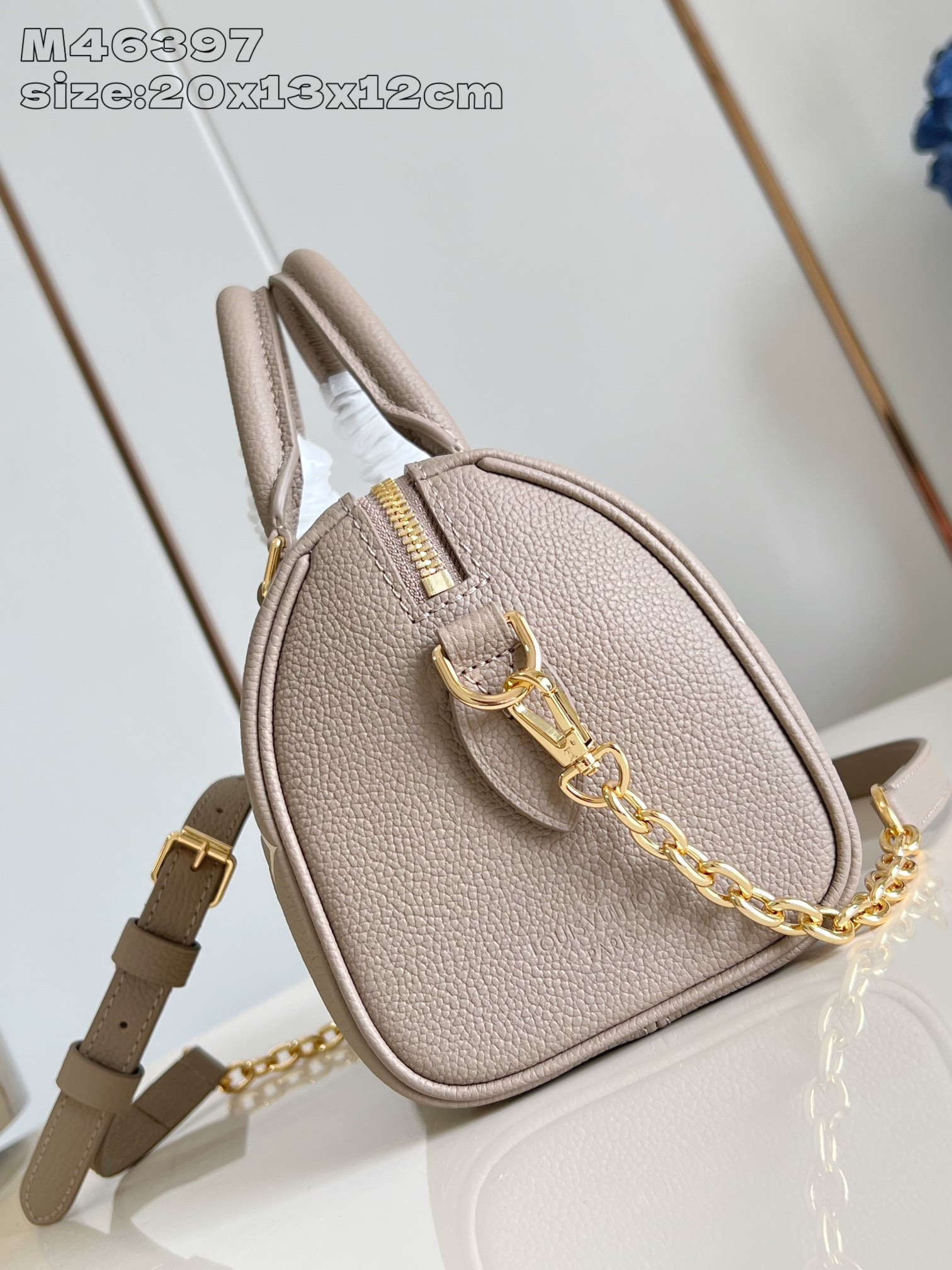 【 M46397 Gray Screen Printing 】LV Speedy Bandoulière 20 handbag