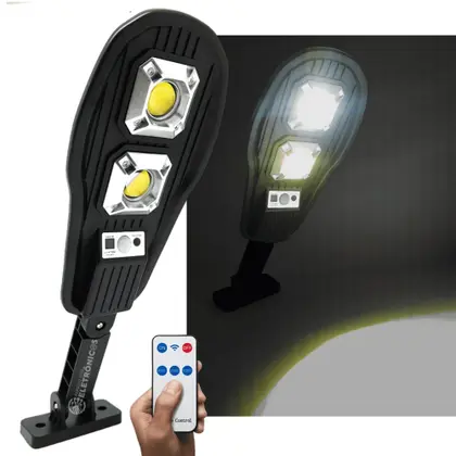 Luminária de LED solar externa