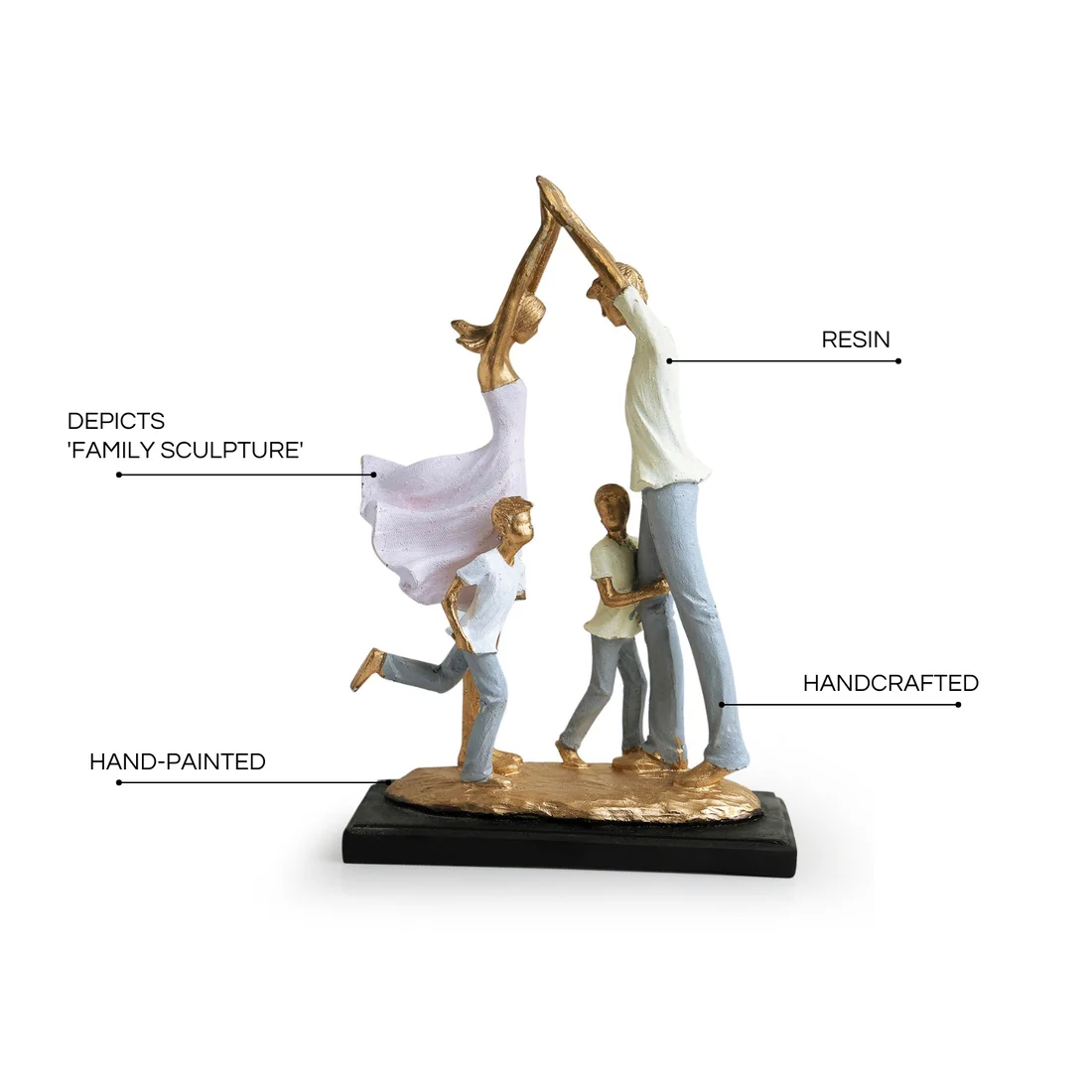 Family Dancing Sculpture