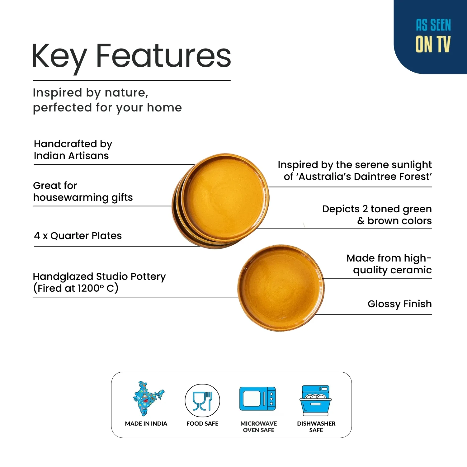Set of Ceramic Plates