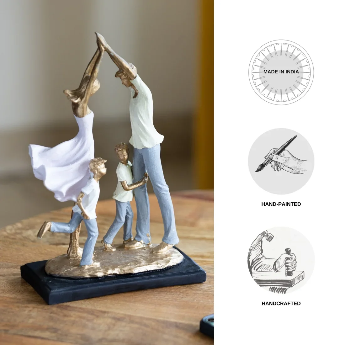 Family Dancing Sculpture