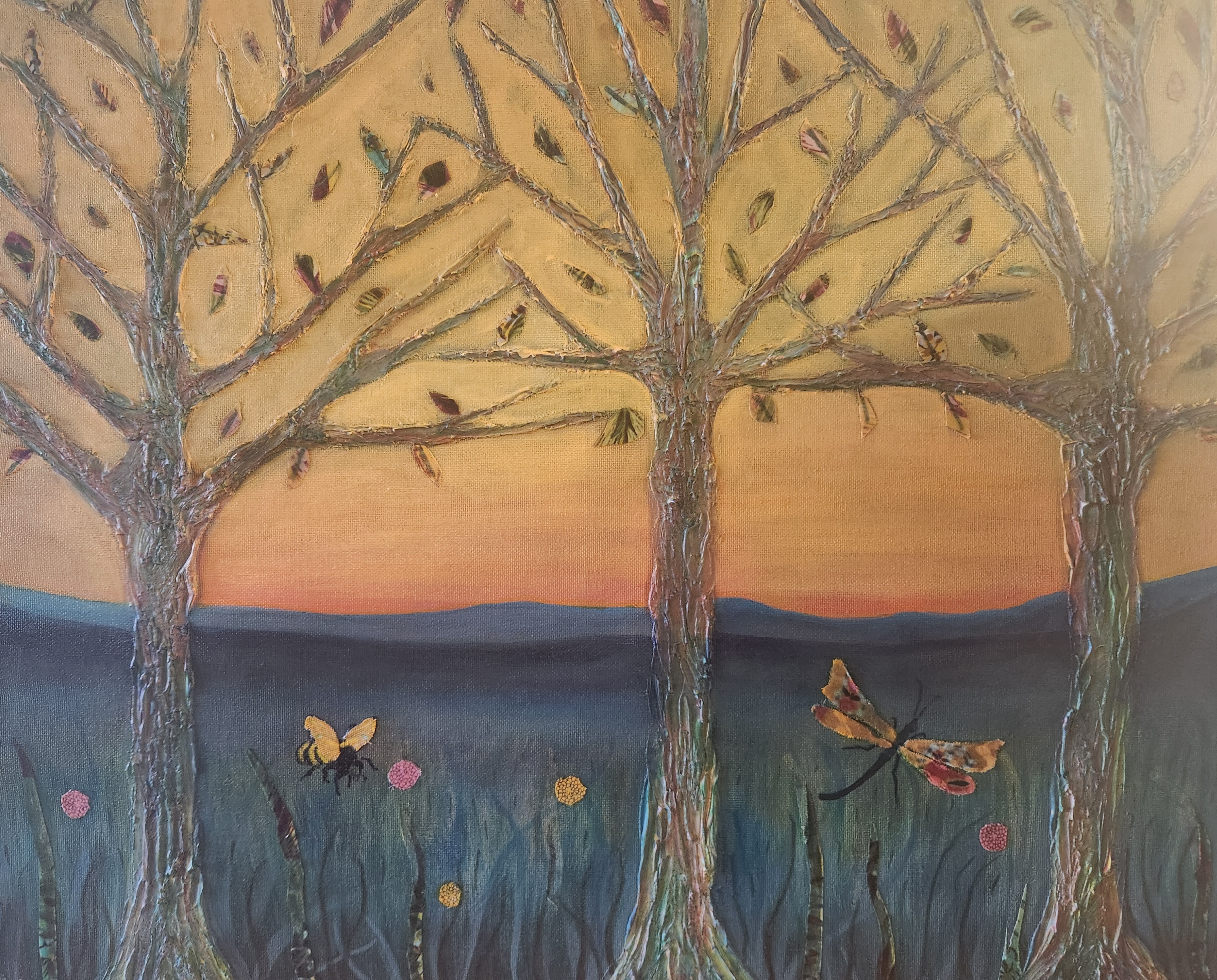 Hand-painted Nature Canvas Art