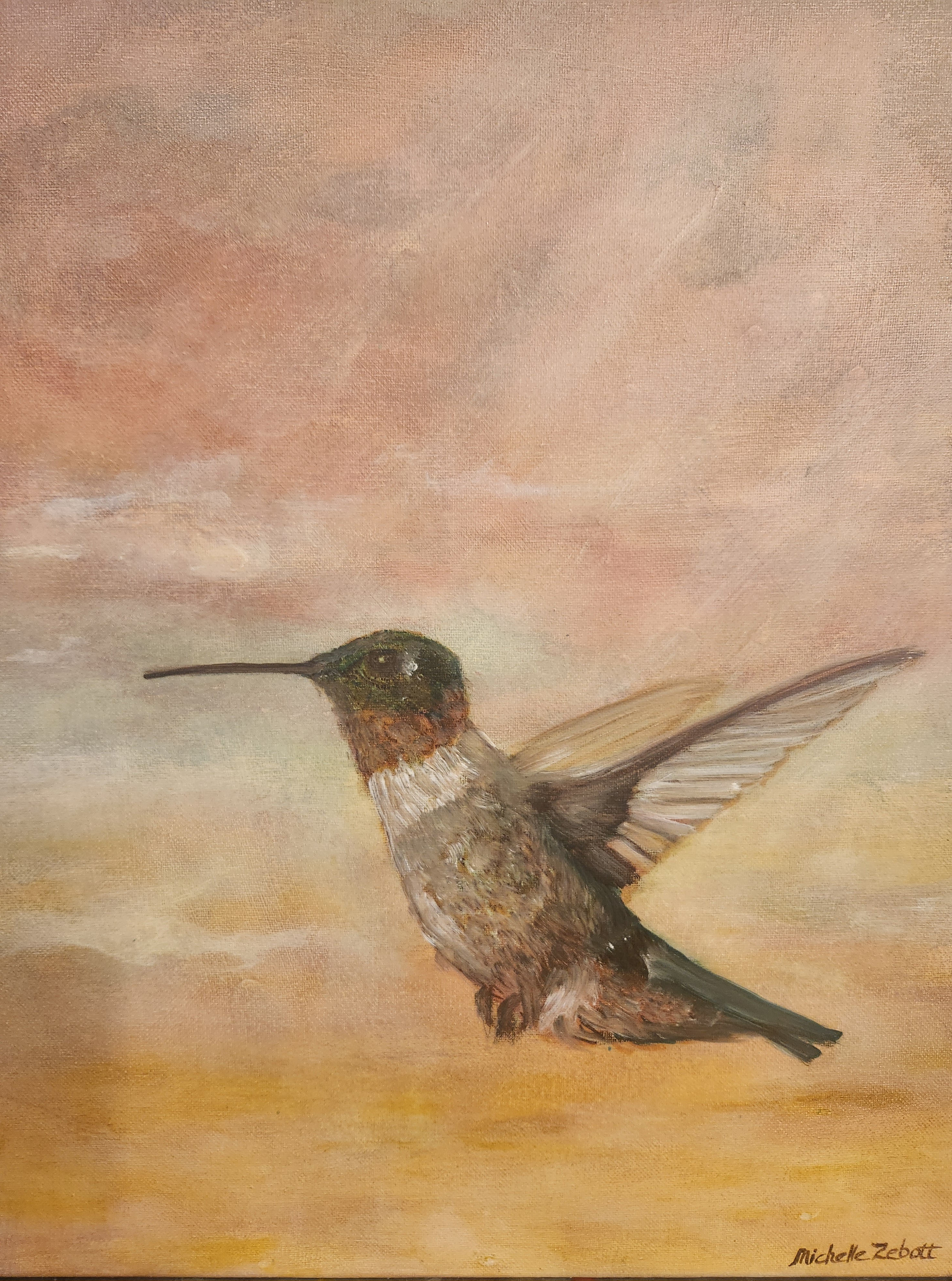 Hummingbird Painting