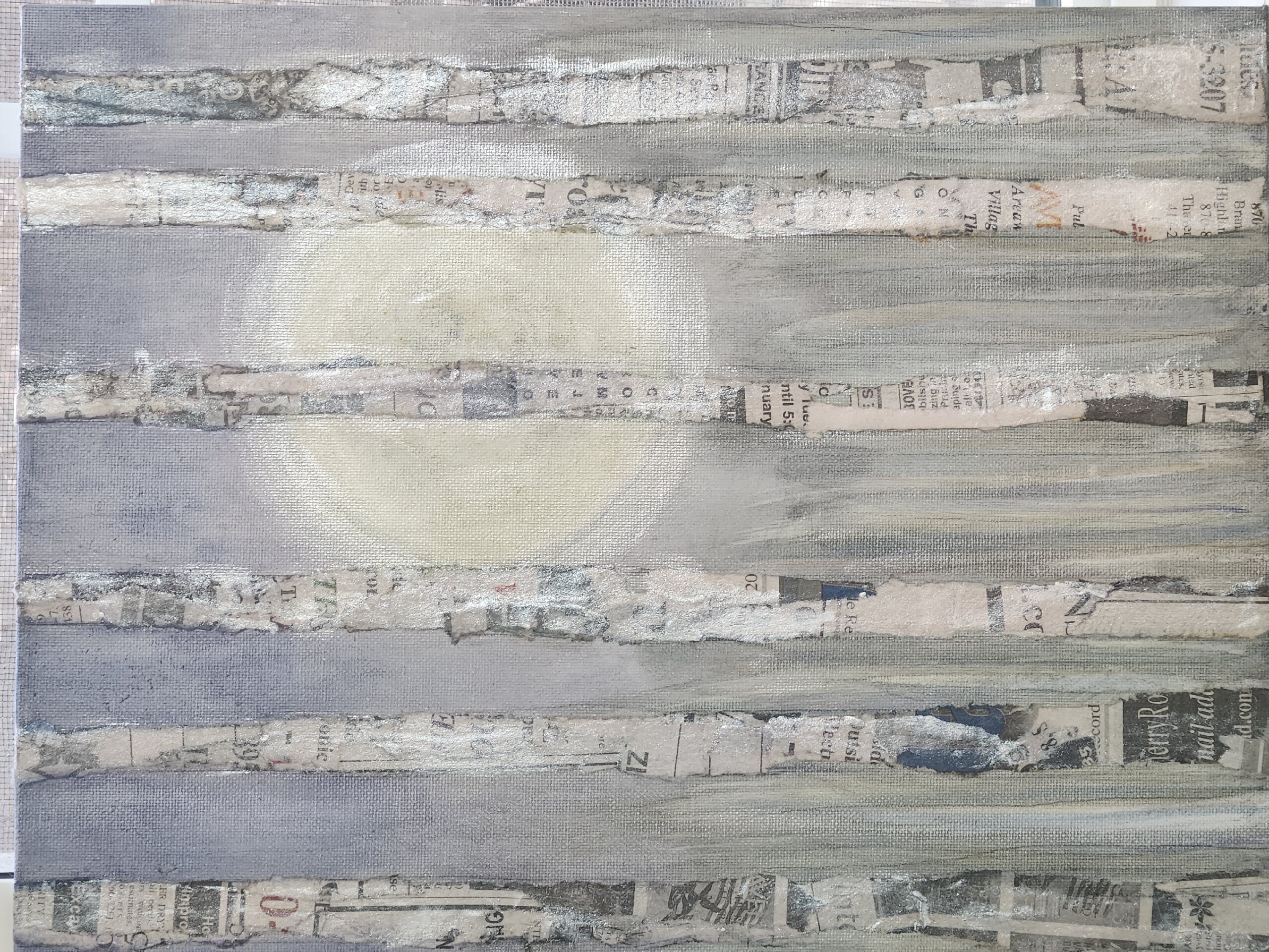 Mixed Media Abstract Art Canvas