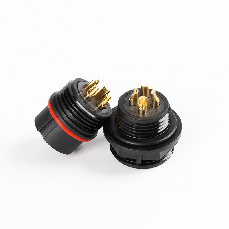 SD16/20/28 28MM 25A 250V 3Pin aviation cable joint male and female, IP68 waterproof power connector (3-pin, pair plug (male) and socket (female))